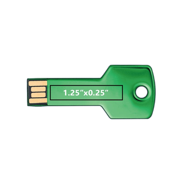 Berwyn Key Shape USB Flash Drive - Simports