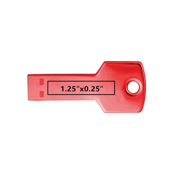 Berwyn Key Shape USB Flash Drive - Simports
