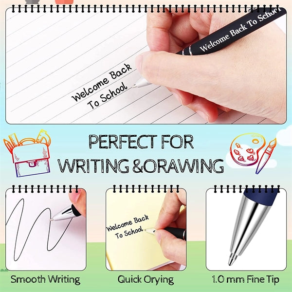 Ellipse Softy Brights w/Stylus - Laser Engraved - Metal Pen