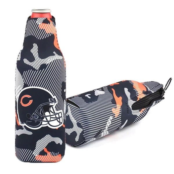 12 Oz. Neoprene Bottle Cooler with Binding