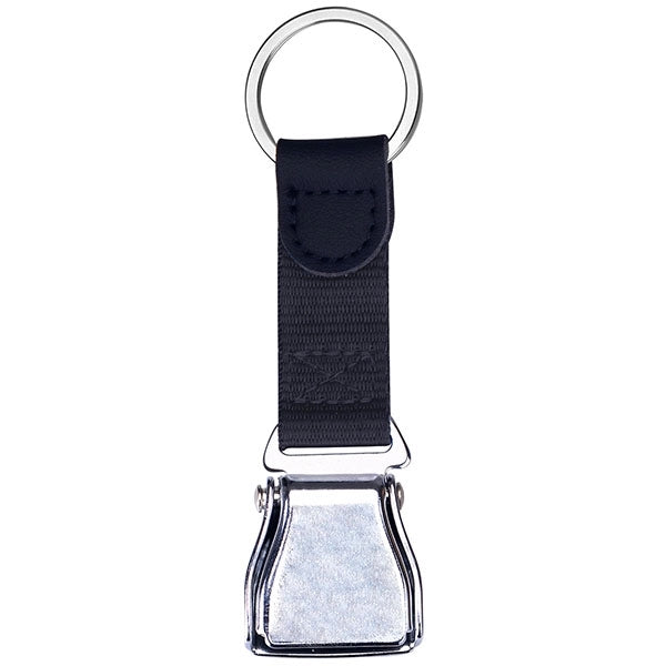 Airplane Seatbelt Buckle Key Ring