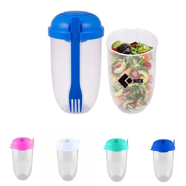Salad Cup Shaker Set Lunch Container