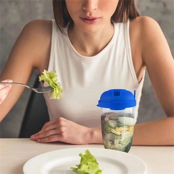 Salad Cup Shaker Set Lunch Container