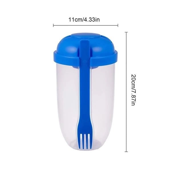 Salad Cup Shaker Set Lunch Container