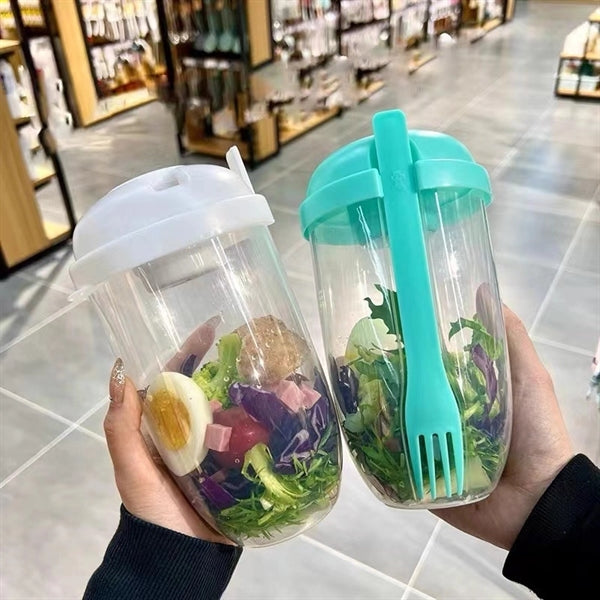 Salad Cup Shaker Set Lunch Container