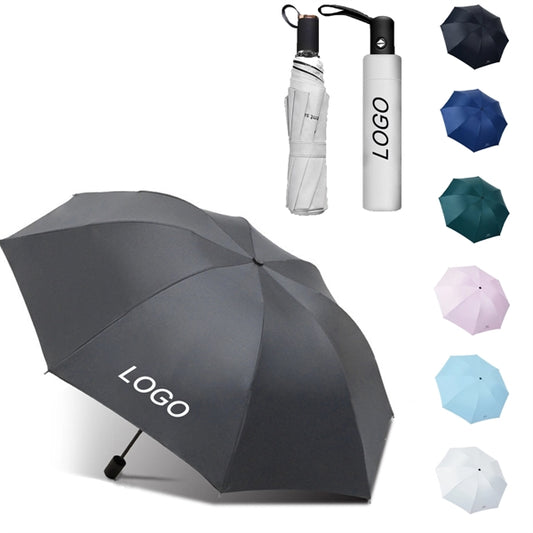 39" Arc Telescopic Automatic Open Folding Umbrella