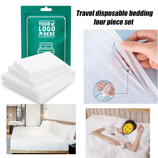 4 PCS Disposable Bed Sheets
