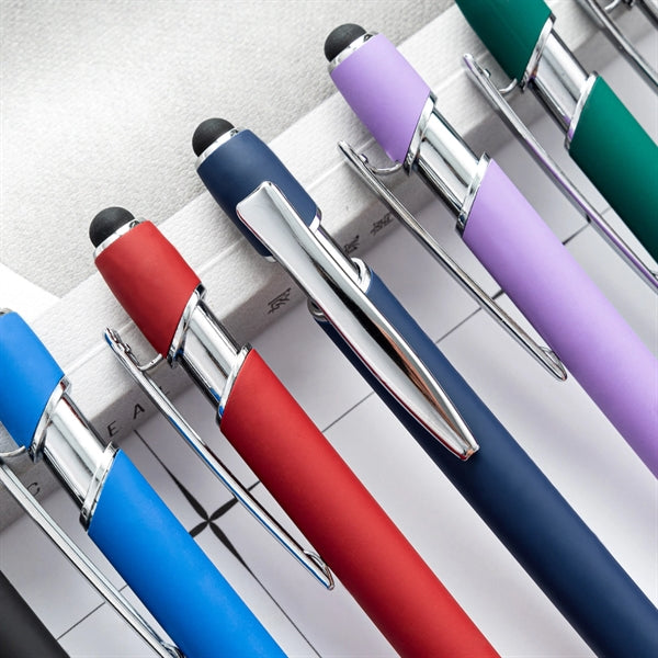Rubberized Soft Touch Ballpoint Pen