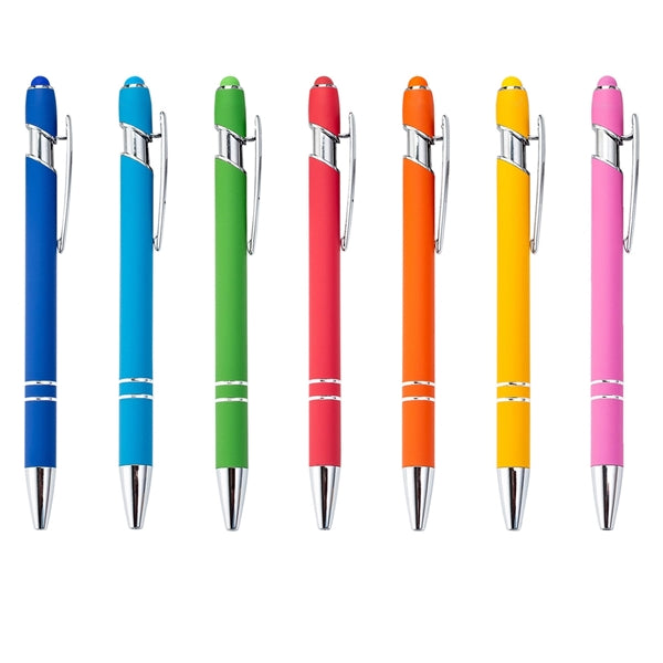 Rubberized Soft Touch Ballpoint Pen