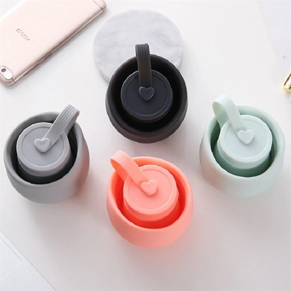 17 oz Portable Collapsible Folding Silicone Water Bottle