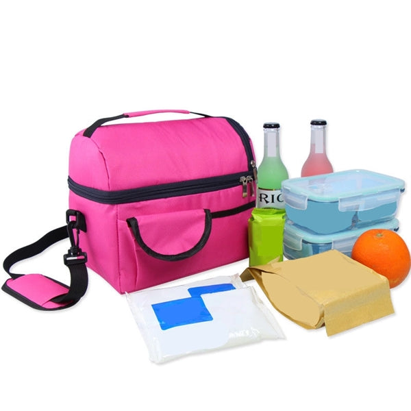 Double Layer Bento Storage Bag