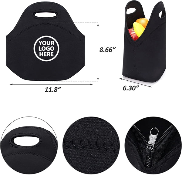 Zippered Neoprene Lunch Bags