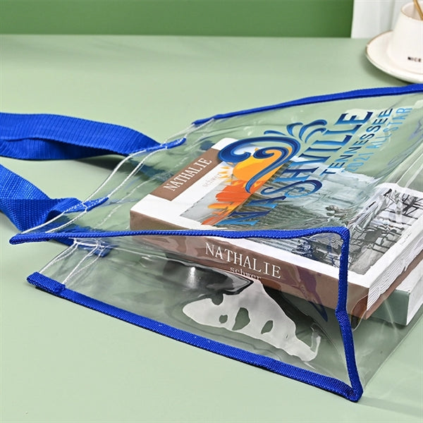 Transparent Pvc Plastic Shopping Bag
