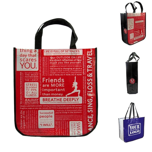 Folding Woven Shopping Bag
