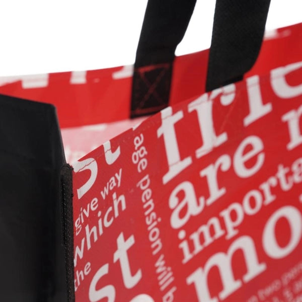 Folding Woven Shopping Bag