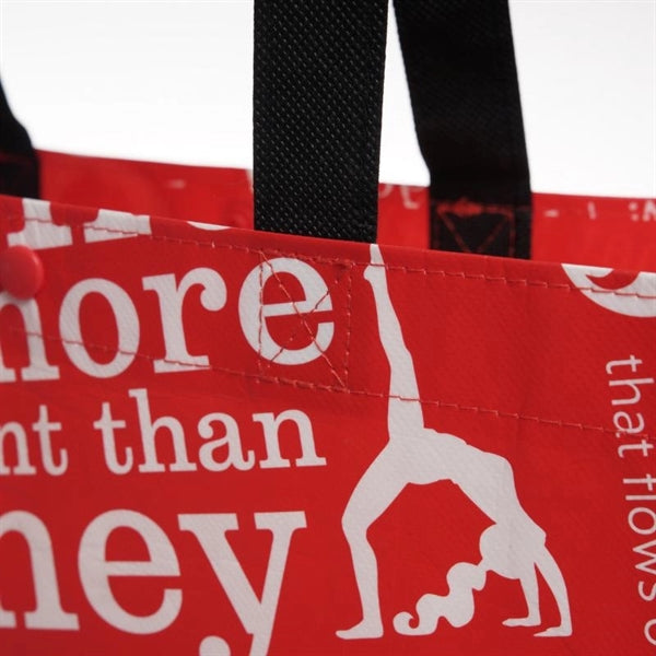 Folding Woven Shopping Bag