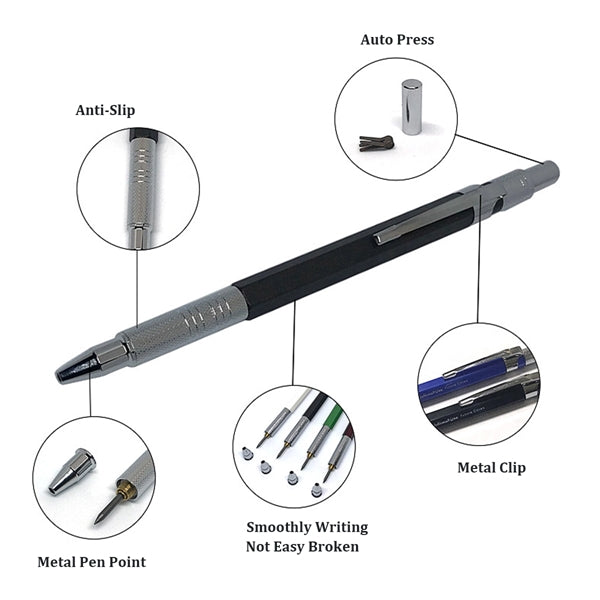 2.0 mm Mechanical Refill Pencil Set