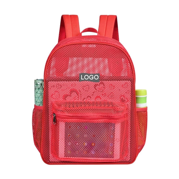 Lightweight Mesh Shoulder Pack with Two Pockets