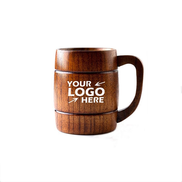 11oz Wooden Mug with Handle