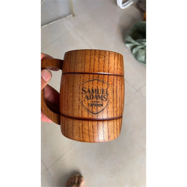 11oz Wooden Mug with Handle