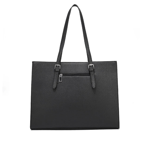 Pu Leather Laptop Tote Bag