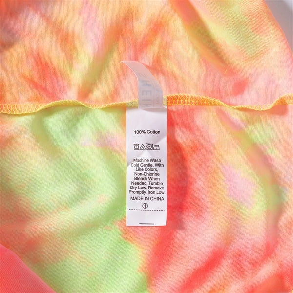 Unisex Tie-dye 100% Cotton T-shirts