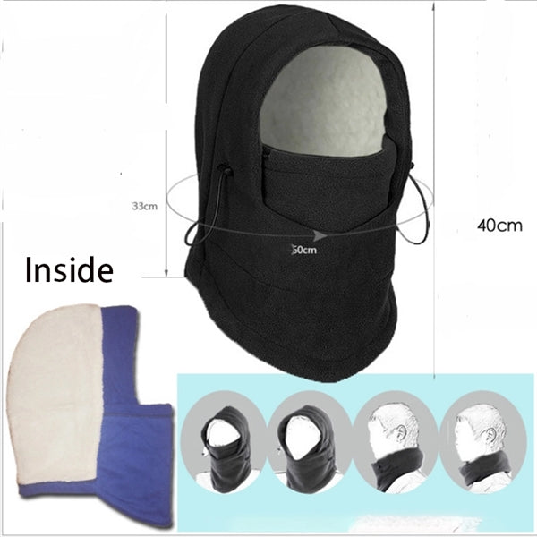 Cycling Windproof Thermal Winter Scarf Mask With Padded