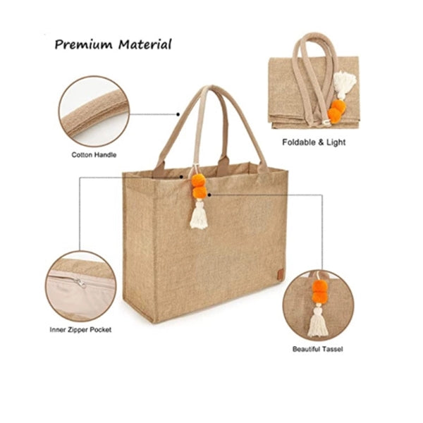 Burlap Tote Bags