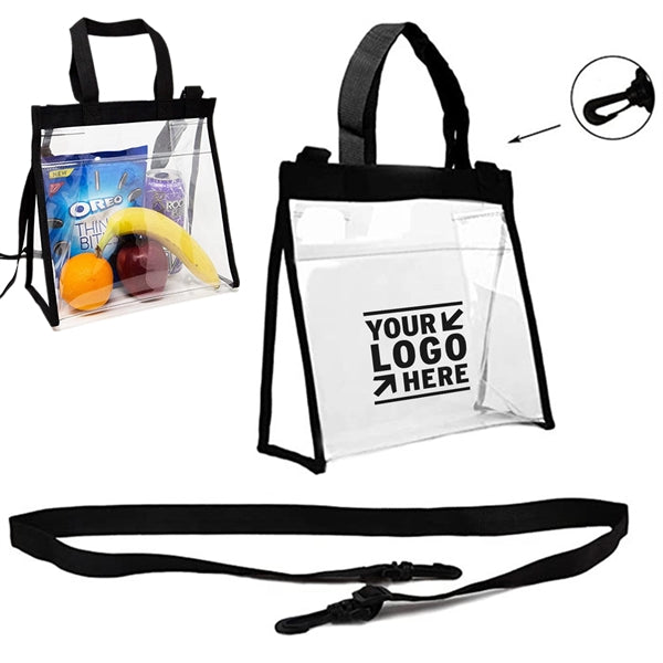 Clear Cross-Body Lunch Bag