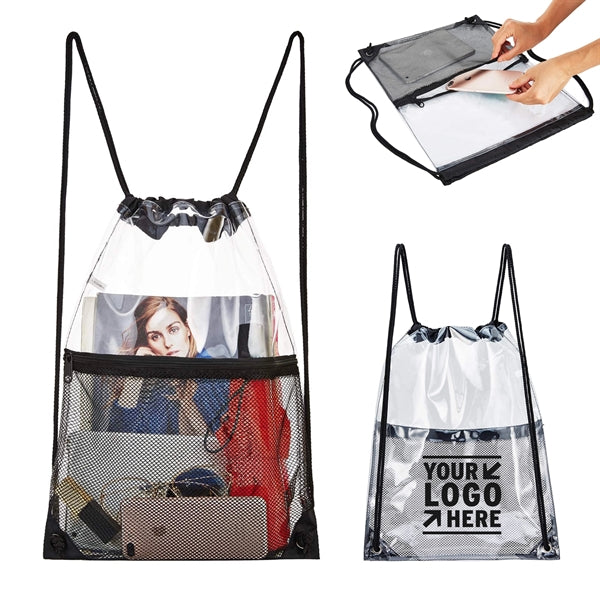 Clear Drawstring Bag