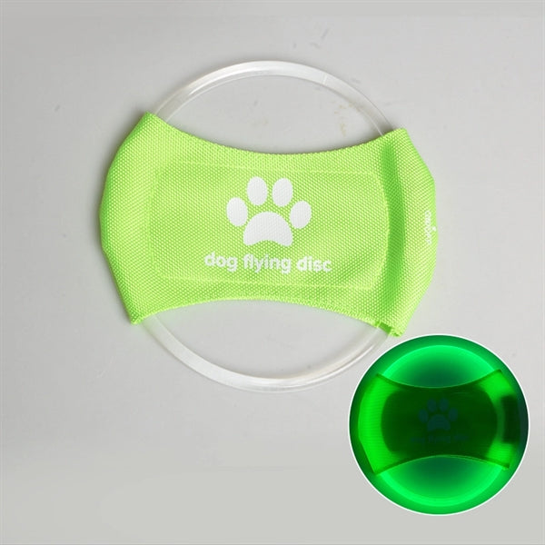 USB Rechargeable Luminous Dog Frisbee Toy