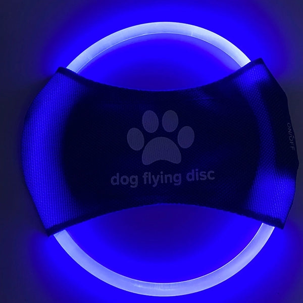 USB Rechargeable Luminous Dog Frisbee Toy