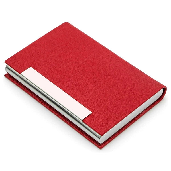 PU Leather & Metal Card Case