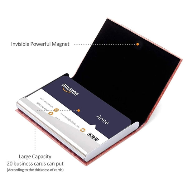 PU Leather & Metal Card Case