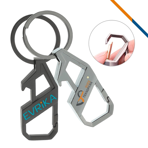 Beer Metal Keychain