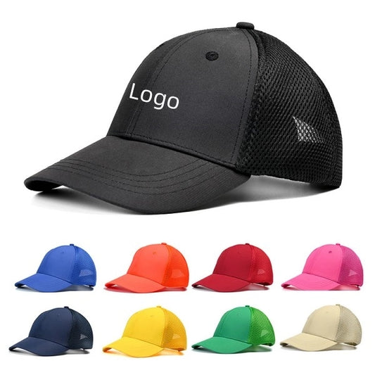 6 Panel Cotton Twill Mesh Back Cap