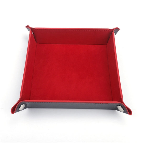 Square PU Leather Dice Trays
