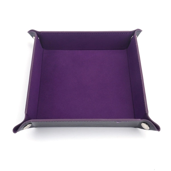 Square PU Leather Dice Trays