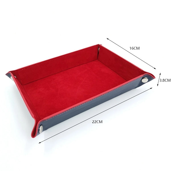 Folding Rectangular Dice Tray Set