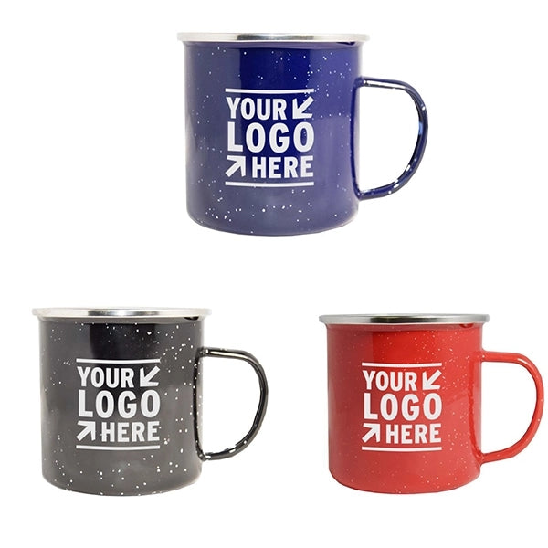 Enamel Coffee Cup Mug with Handle
