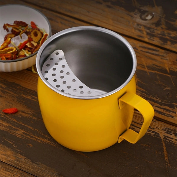 15oz Stainless Steel Tea Cup Infuser With Strainer Filter