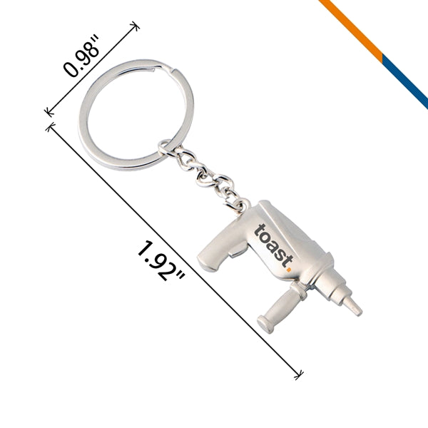Mini Electric Drill Key Ring
