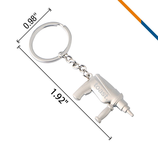 Mini Electric Drill Key Ring
