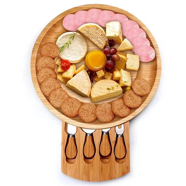 Bamboo Charcuterie Board Set