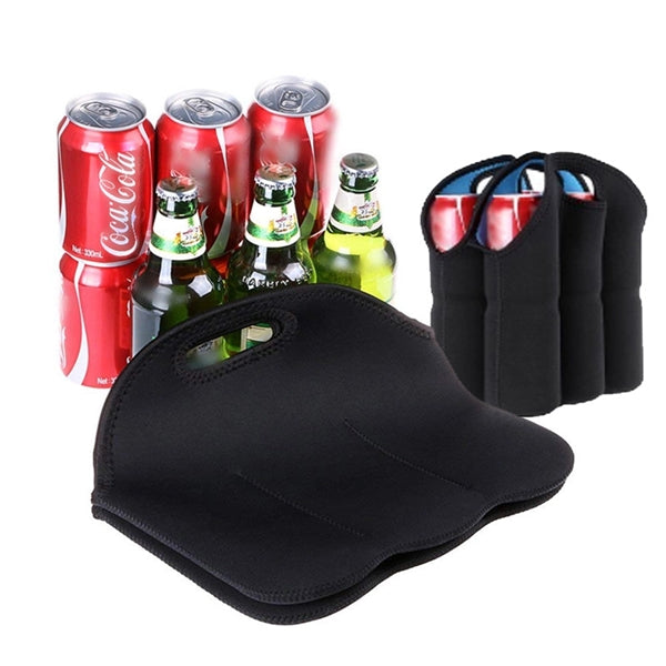 6 Pack Bottle Can Carrier Tote