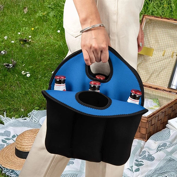 6 Pack Bottle Can Carrier Tote