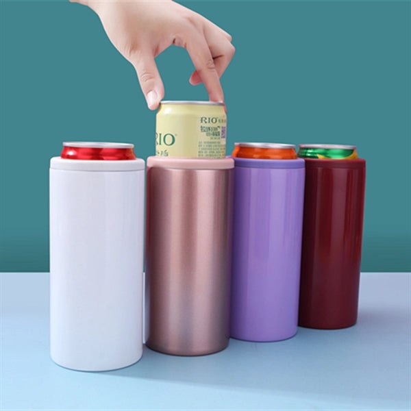 12oz Stainless Steel Can Cooler Double Wall Sleeve Holder