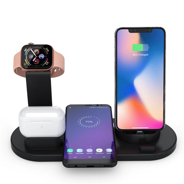 6-in-1 Wireless Charging Station(Cellphone Watch Earphone)