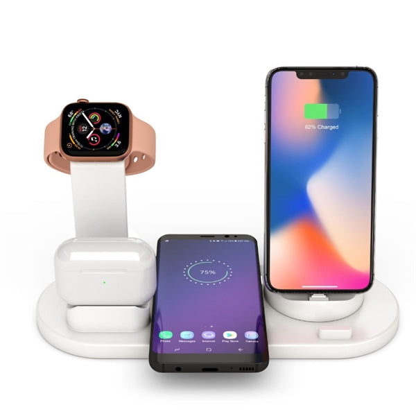 6-in-1 Wireless Charging Station(Cellphone Watch Earphone)