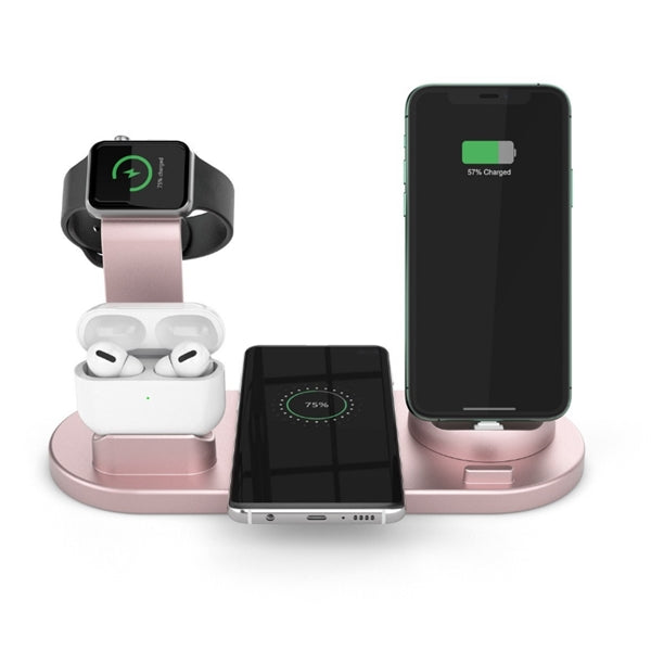 6-in-1 Wireless Charging Station(Cellphone Watch Earphone)